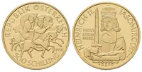 Rakousko, 500 Schilling 1996 - Heinrich II. Jasomirgott