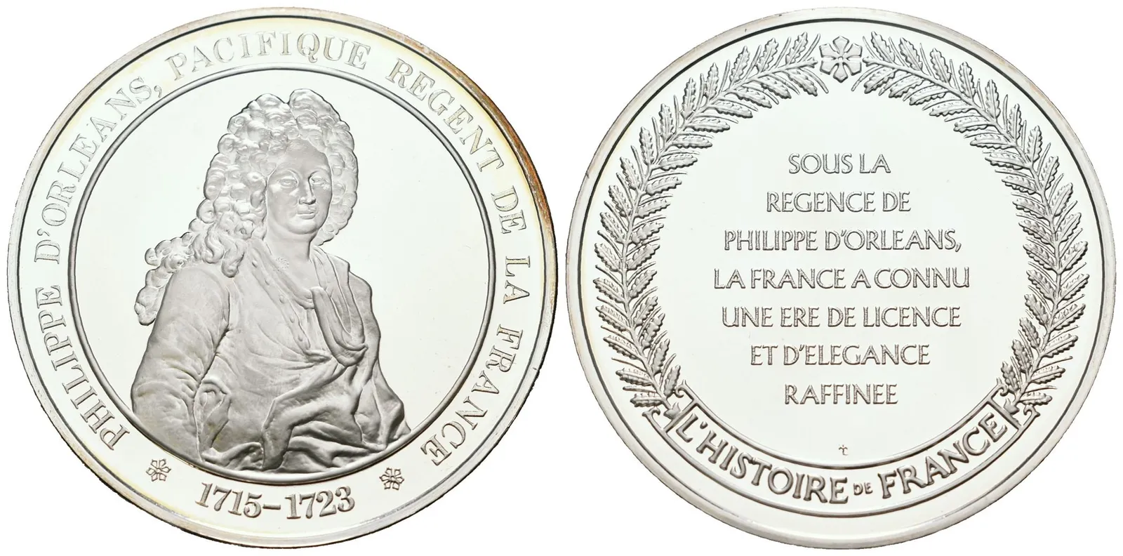 Francie - AR Medaile b.l. - Philippe d'Orléans