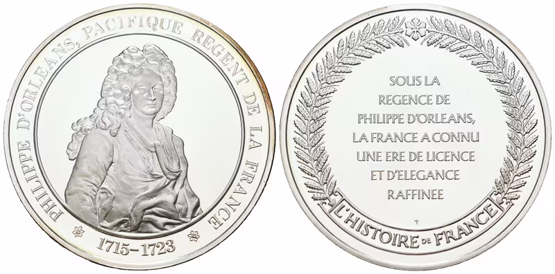 Francie - AR Medaile b.l. - Philippe d'Orléans