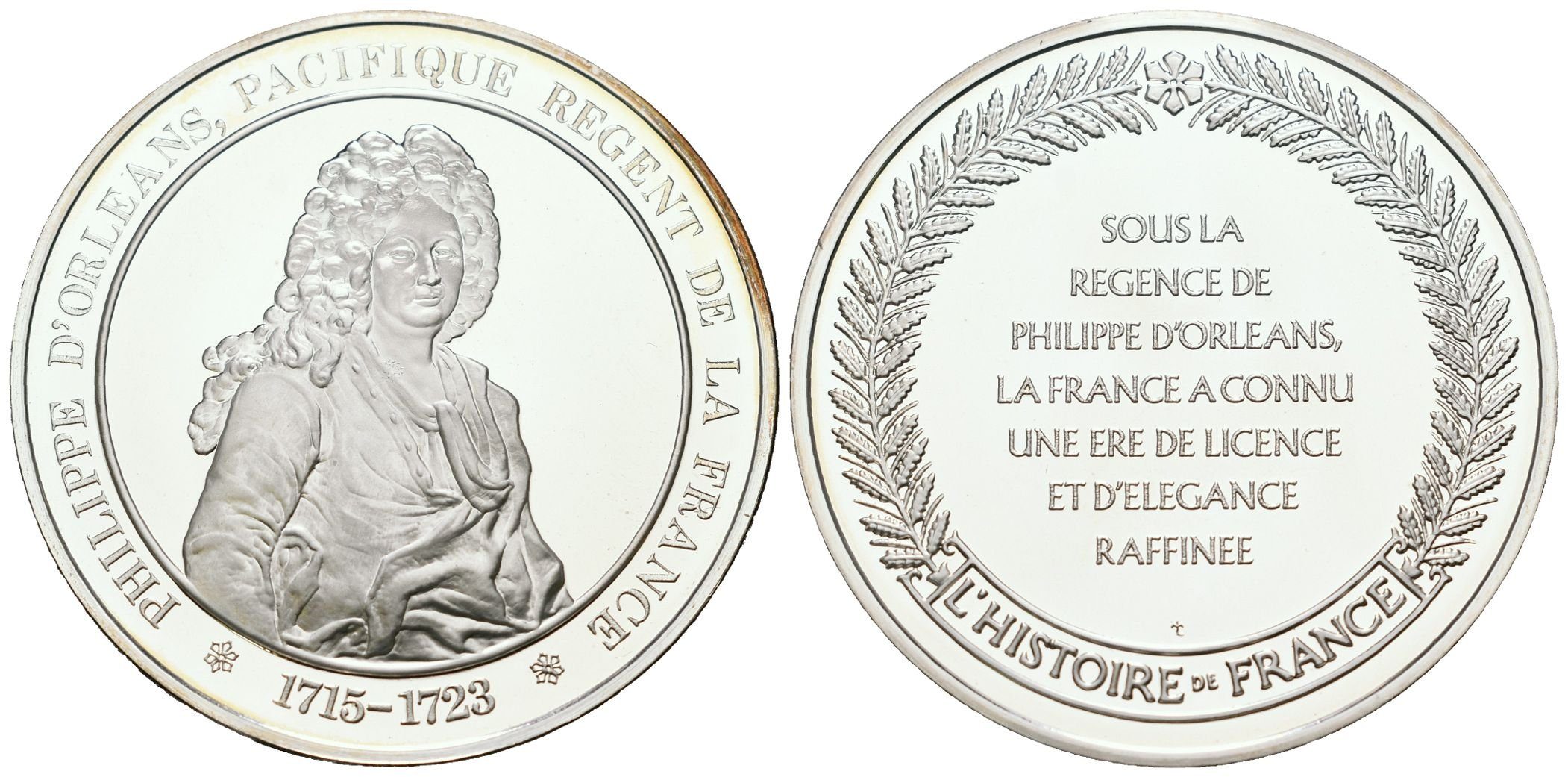 Francie - AR Medaile b.l. - Philippe d'Orléans