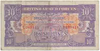 Velká Británie, 10 Shillings (1946), BAF - vojenské vydání, P.M14a