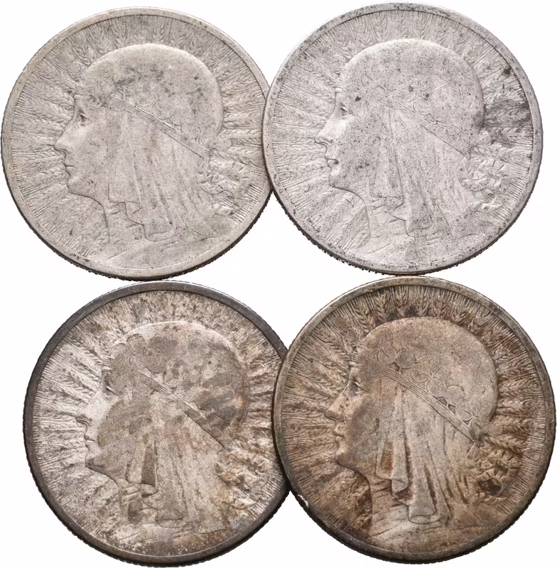 Polsko, 2 Zloté 1933 - 4 kusy