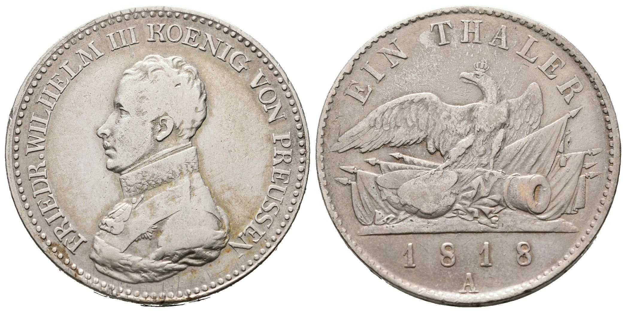 Prusko, Tolar 1818 A
