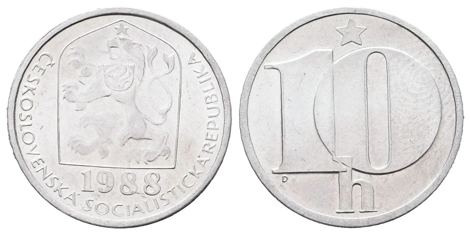 10 Haléř 1988
