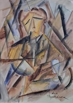 Antonín Procházka: Antonín Procházka (1882 - 1945) - Dáma s pohárem