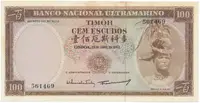 Timor, 100 Escudos 1963, P.28
