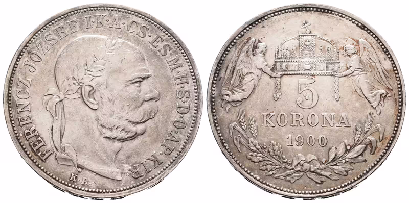 5 Koruna 1900 KB