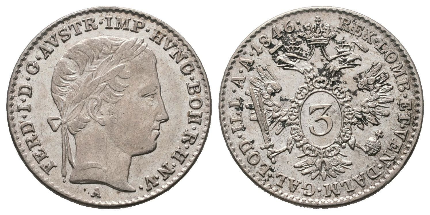 Ferdinand V., 3 Krejcar 1846 A, Vídeň