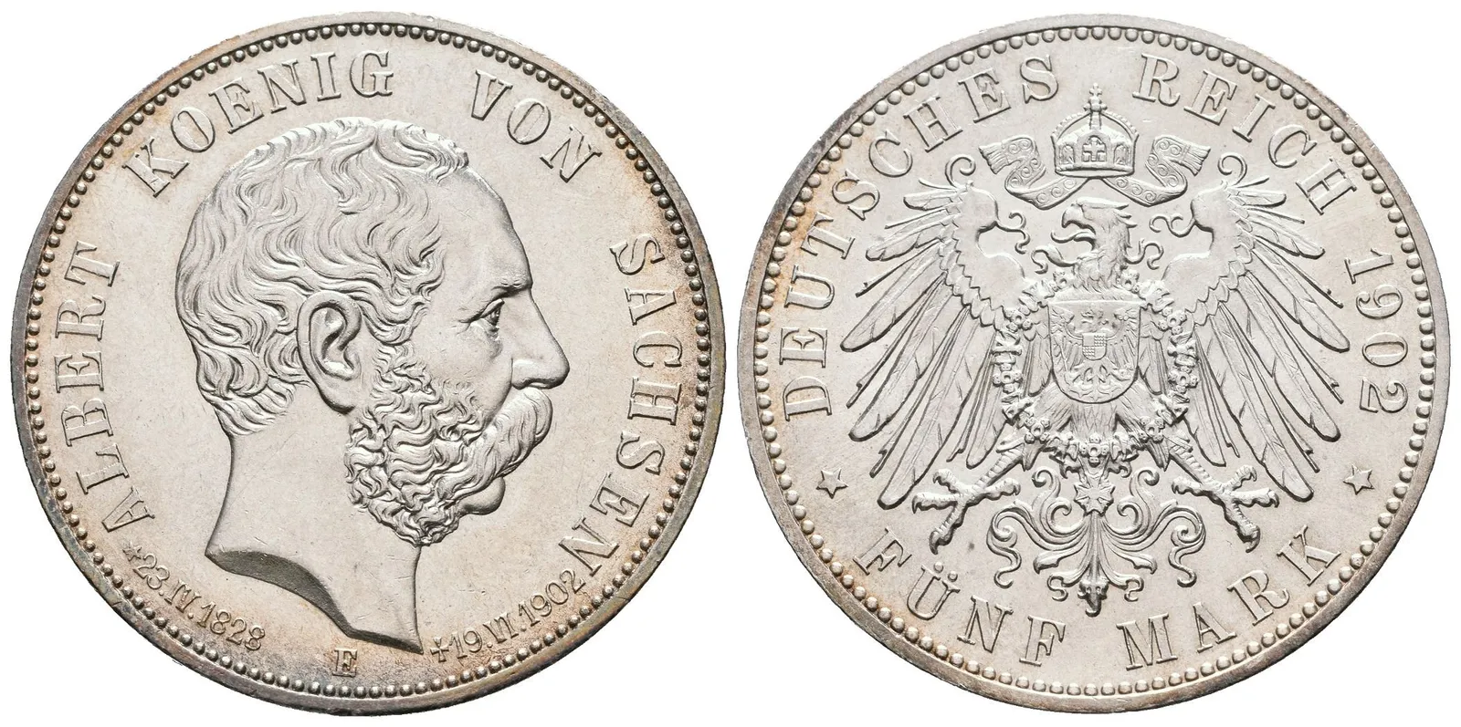 Sasko, 5 Marka 1902