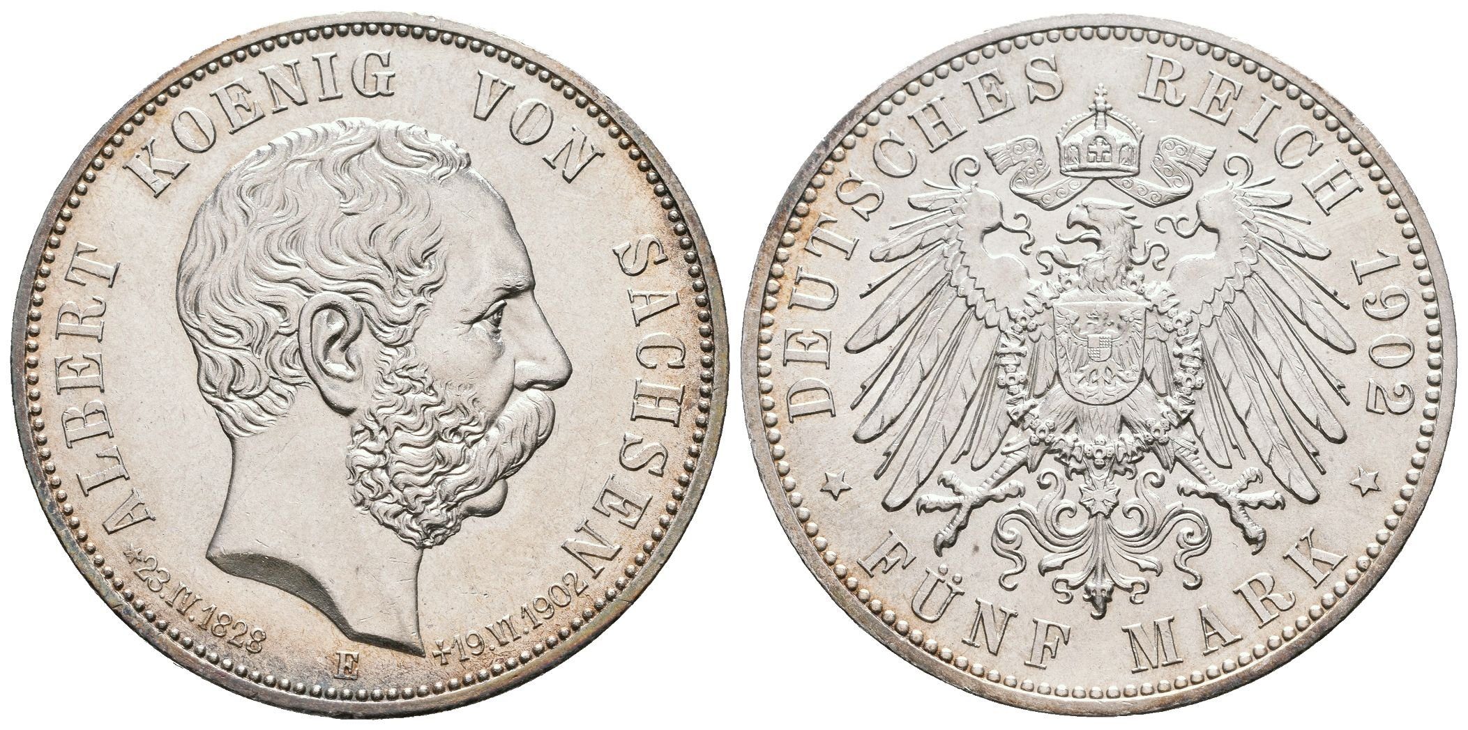 Sasko, 5 Marka 1902
