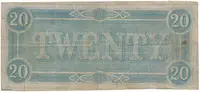 CSA, 20 Dollar 1864, P.69 - fotografie 2