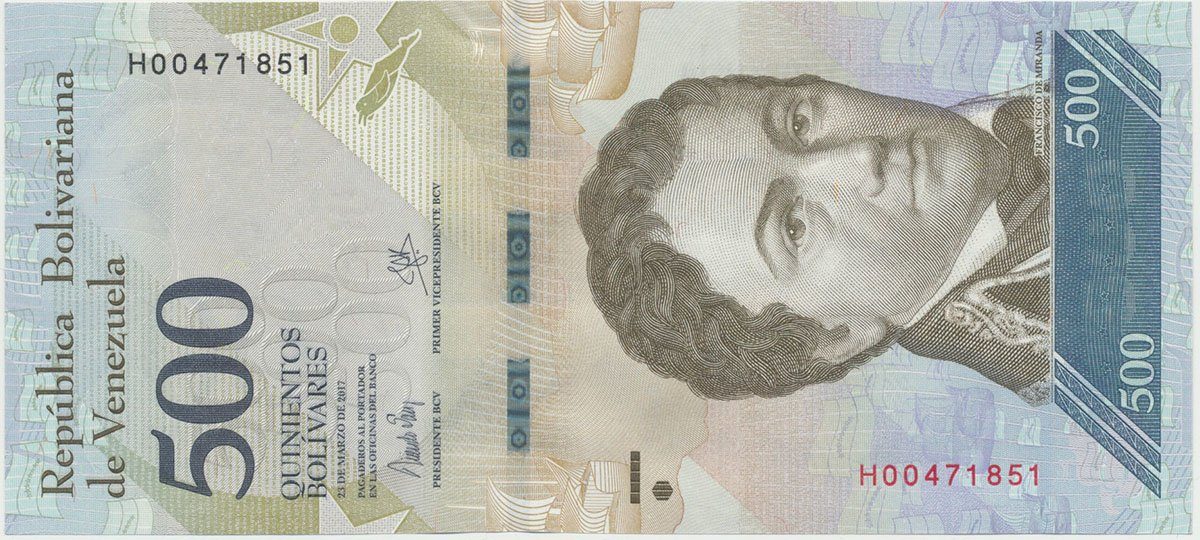 Venezuela, 500 Bolivares 2017, P.94b