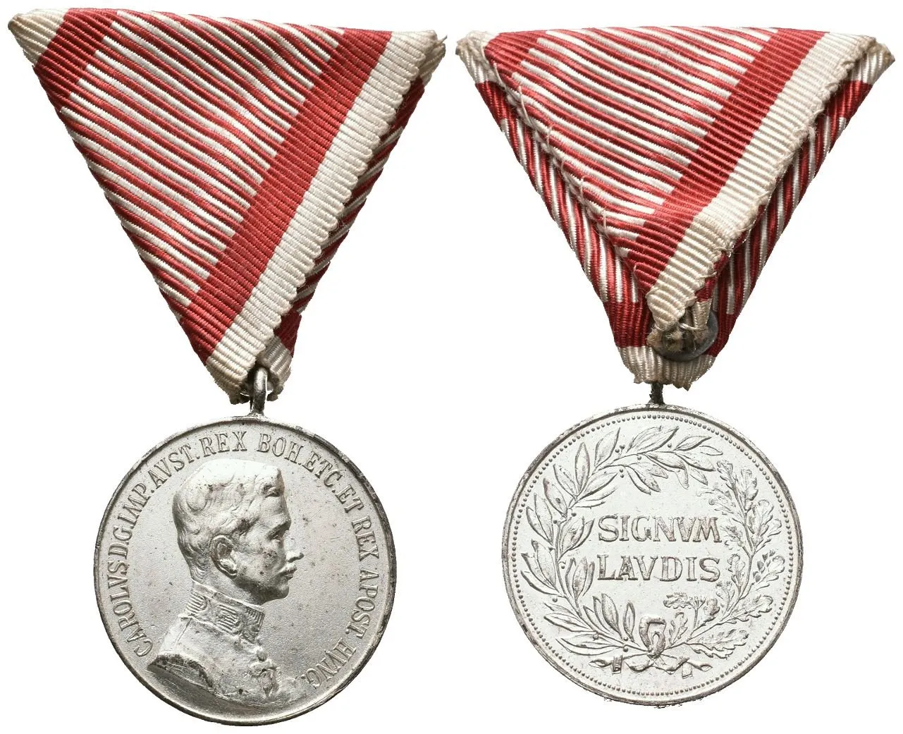 Signum Laudis, Karlova stříbrná medaile
