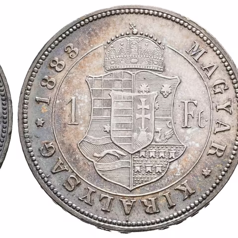 Zlatník 1883 KB, pěkná patina, rysky a drobné hranky
