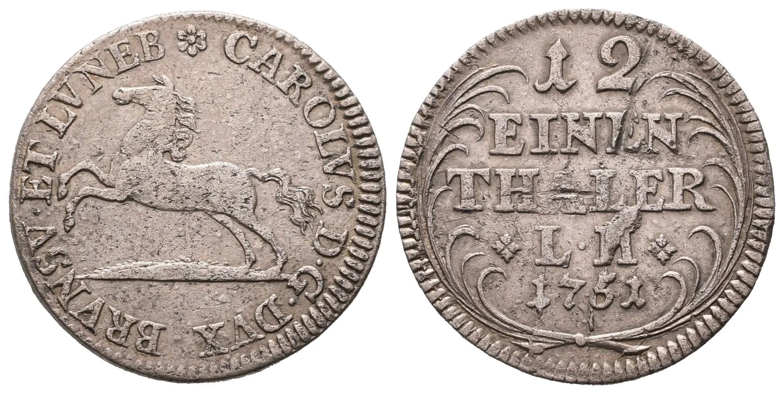 Braunschweig - Lüneburg, 1/12 Tolaru 1751