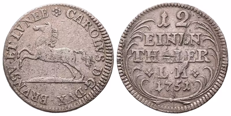Braunschweig - Lüneburg, 1/12 Tolaru 1751