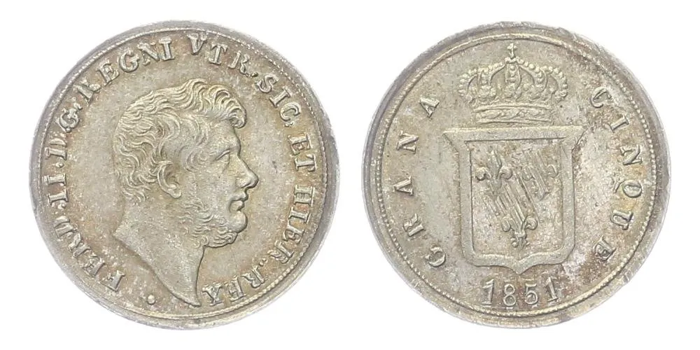 Itálie - Neapol a Sicilie, Ferdinand II., 1830 - 1859 — 1
