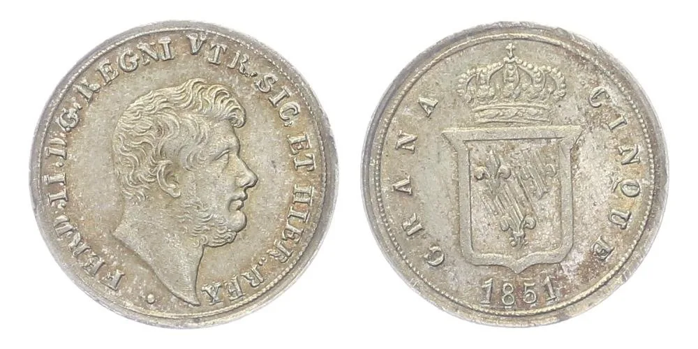 Itálie - Neapol a Sicilie, Ferdinand II., 1830 - 1859 — 1