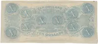 USA - Konfederace, 10 Dollars 1863, P.60 - fotografie 2