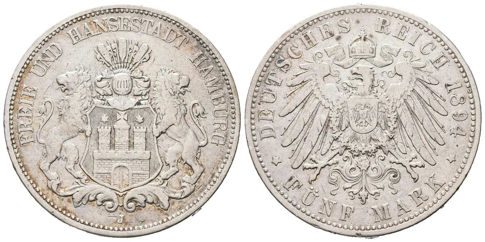Hamburg, 5 Marka 1894