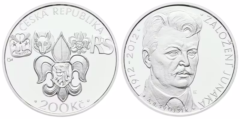 200 Kč 2012 - Junák, PROOF