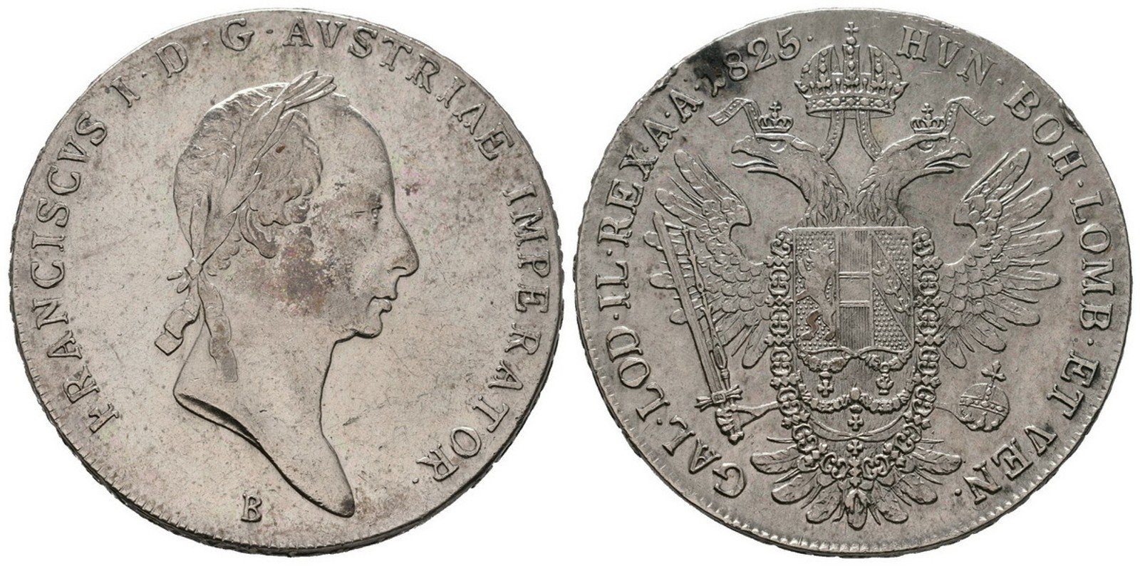 František II., Tolar 1824 B, Kremnica