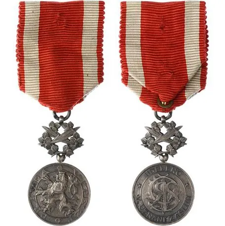 Řád Bílého lva, civilní skupina, stříbrná medaile