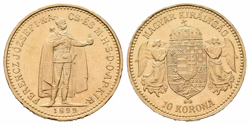 10 Koruna 1899 KB