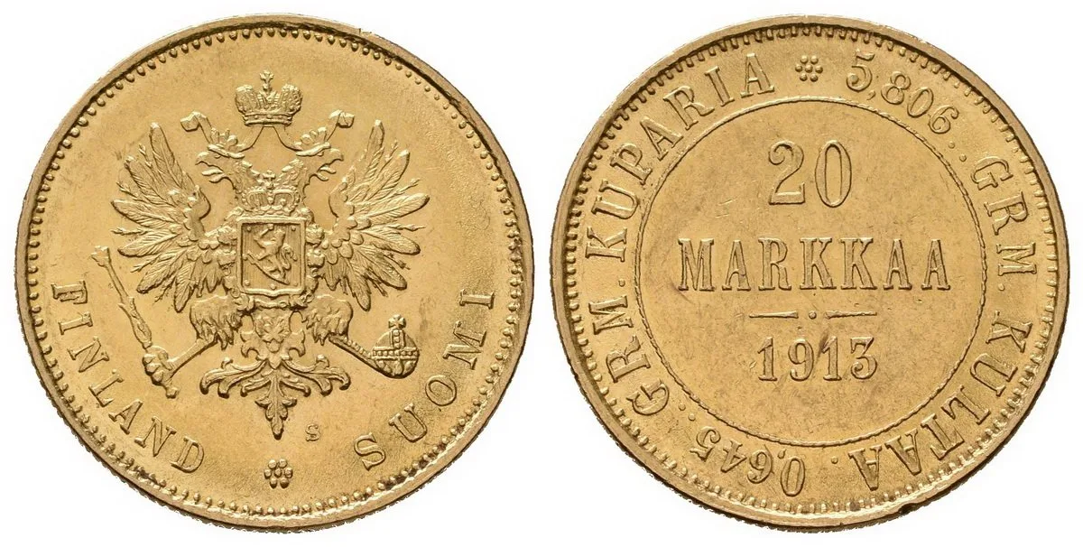 Ražby pro Finsko, Mikuláš II., 1894 - 1917 — 1