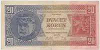 20 Koruna 1926, série Hh, Hej.21c2 - fotografie 2