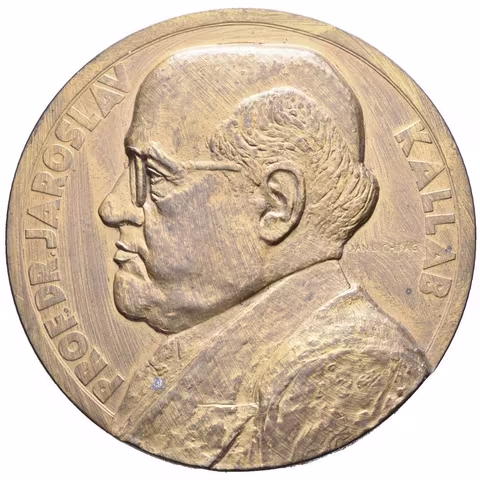AE Medaile 1939 - K šedesátinám Jaroslava Kallaba věnuje Svaz zemských okresních
