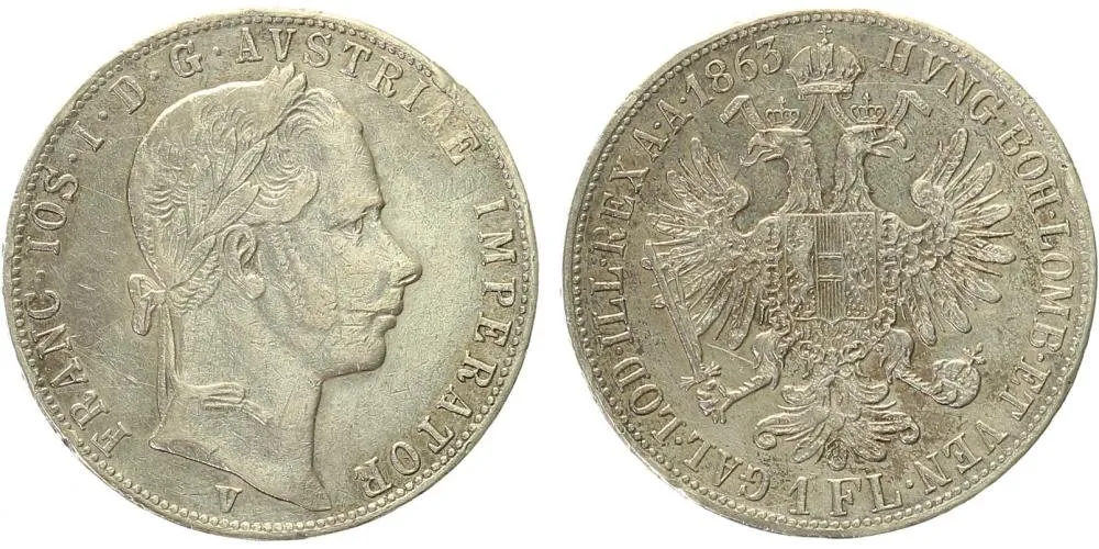 Rakouská a spolková měna, 1857 - 1892 — 1