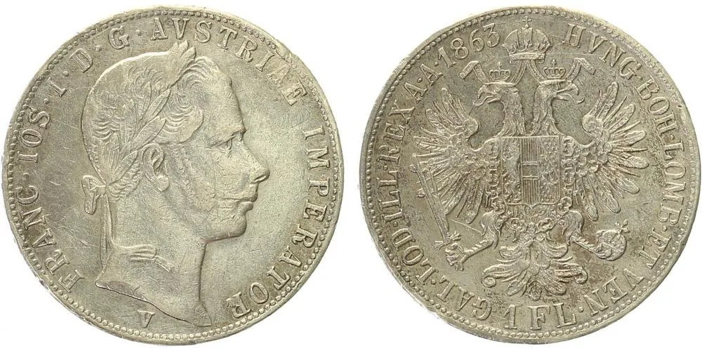 Rakouská a spolková měna, 1857 - 1892 — 1