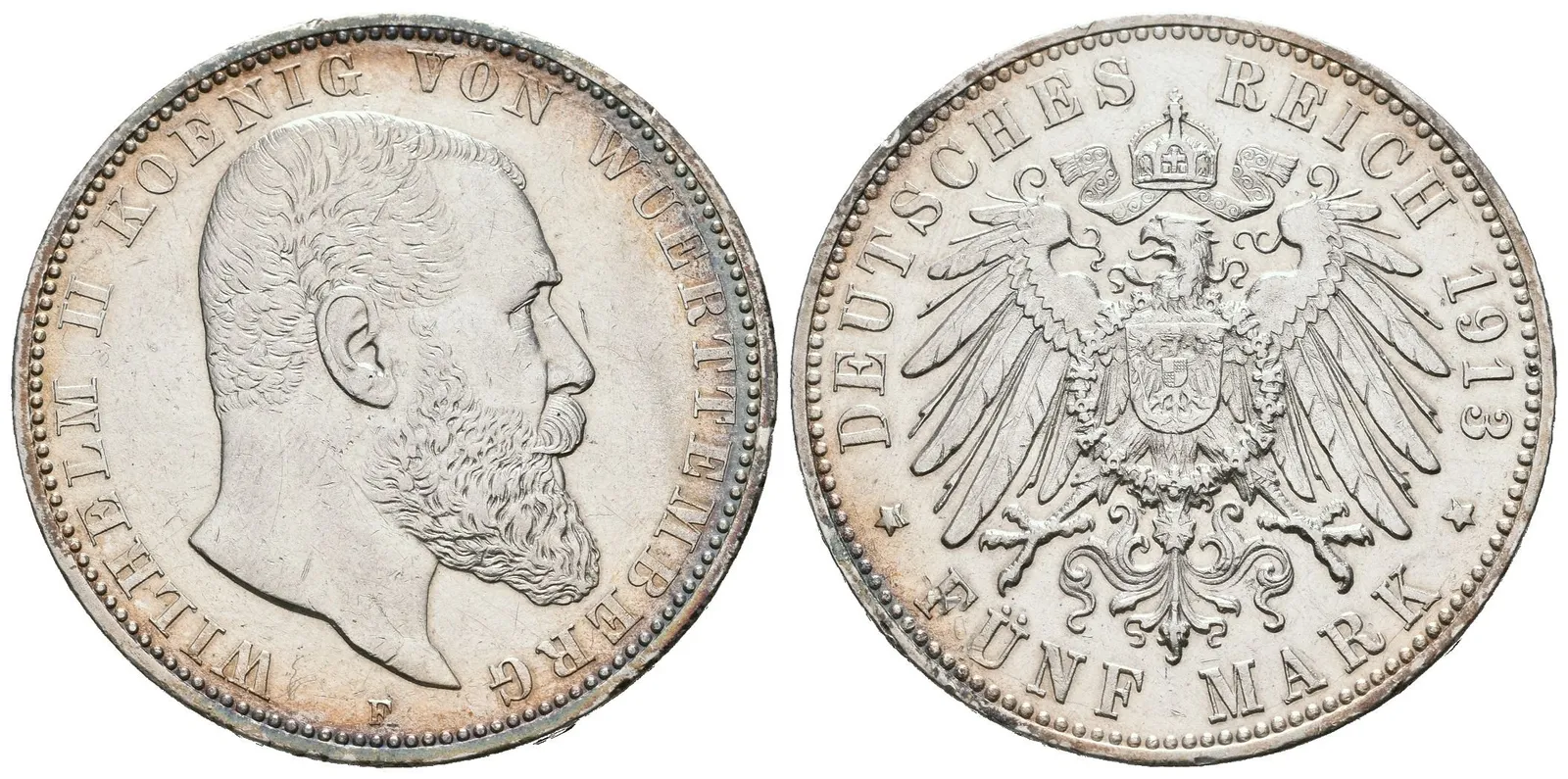 Württembersko, 5 Marka 1913