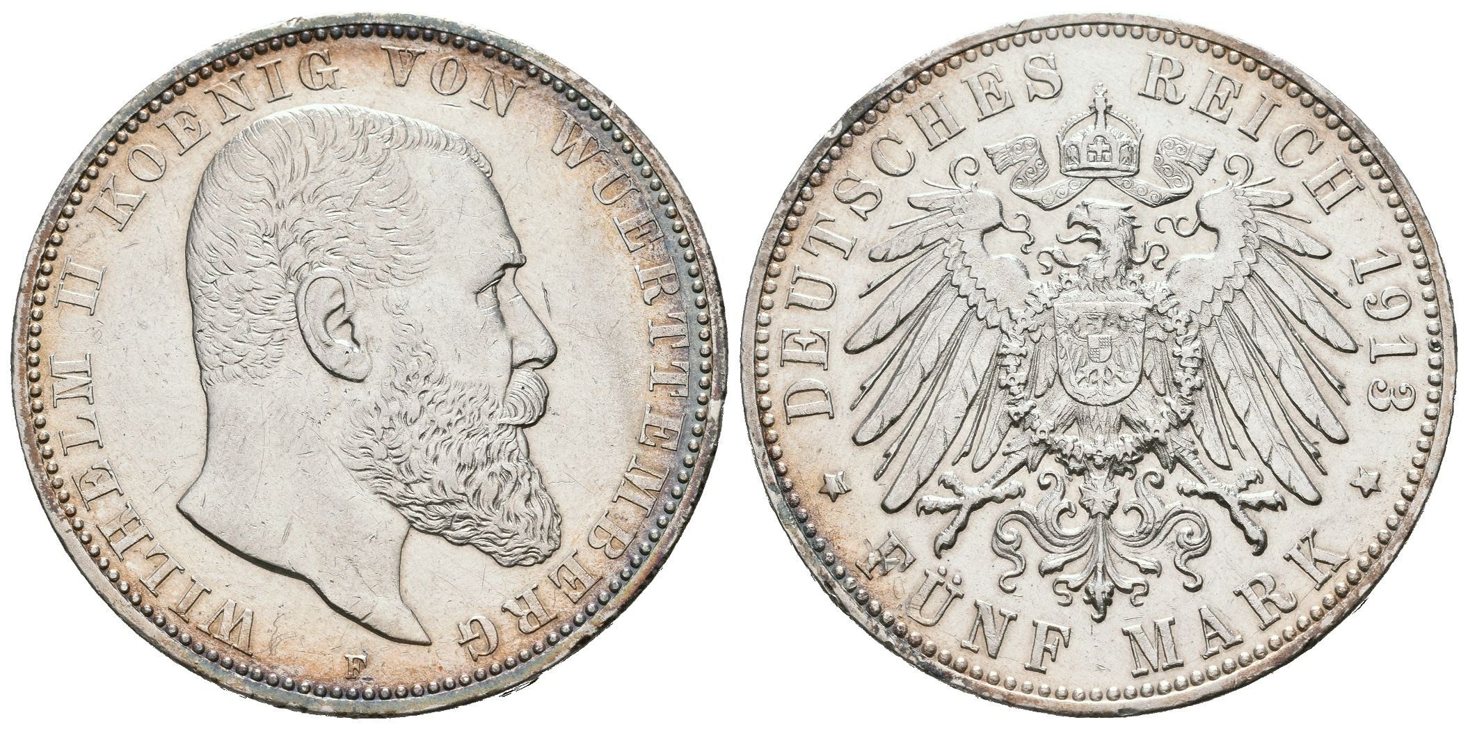 Württembersko, 5 Marka 1913