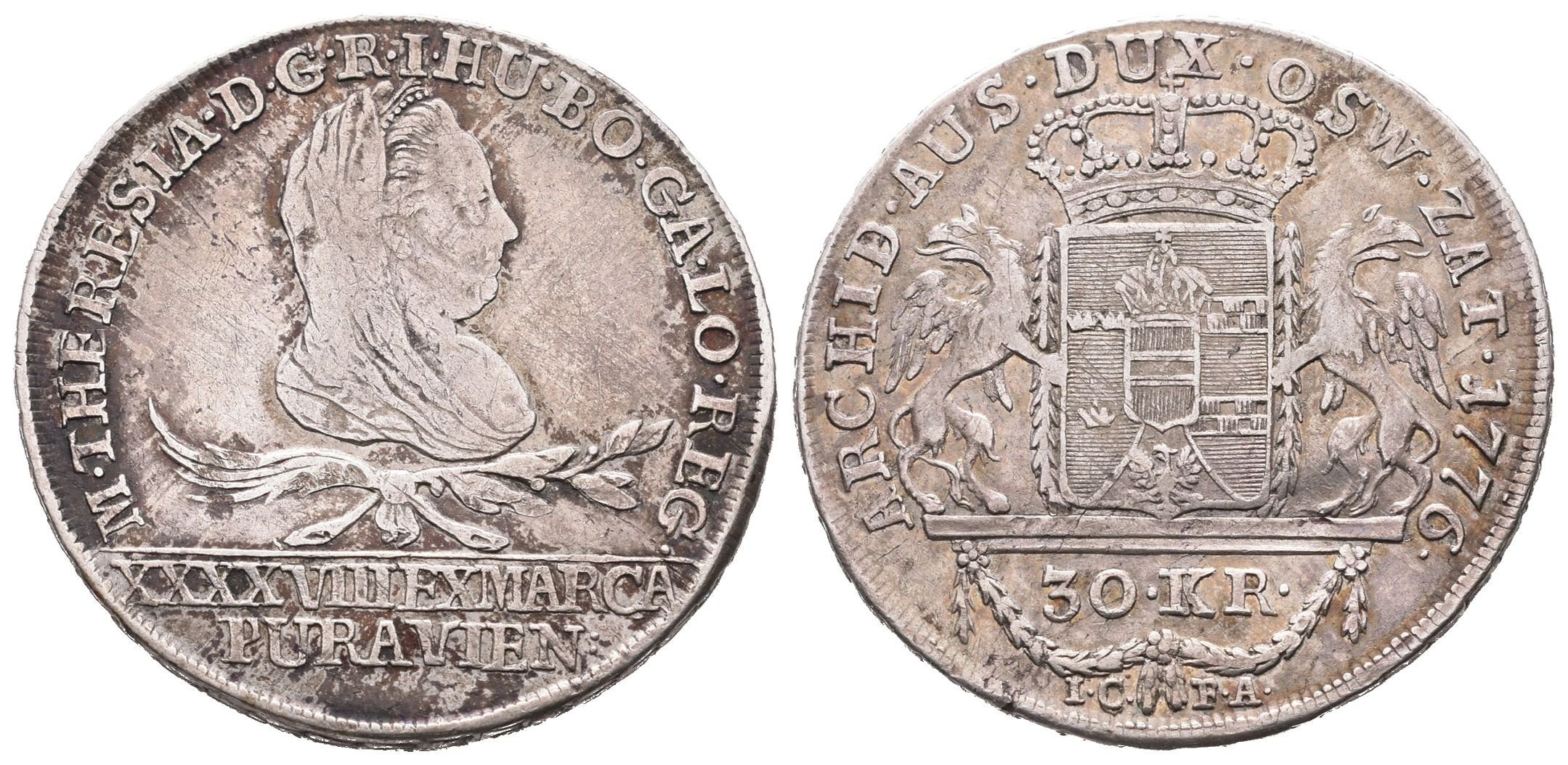Marie Terezie, 30 Krejcar 1776, Vídeň