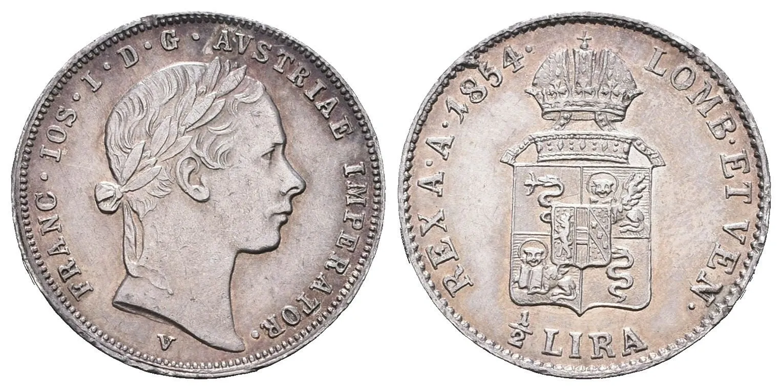 Konvenční měna, 1848 - 1857 — 1