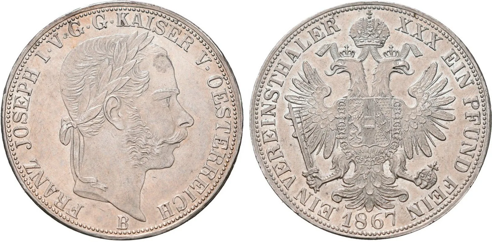 Rakouská a spolková měna, 1857 - 1892 — 1