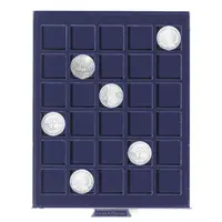 Plato na mince, 30 polí, 33 x 33 mm - fotografie 3