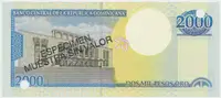Dominikánská republika, 2000 Pesos Oro 2000, P.164s - fotografie 2