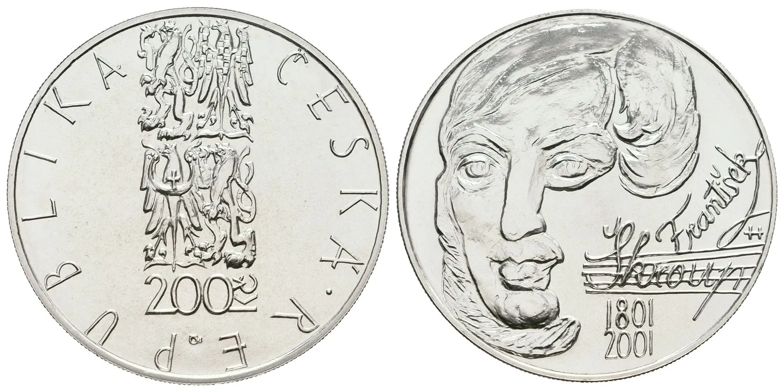 200 Kč 2001 - František Škroup