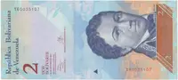 Venezuela, 2 Bolivares 2013, P.88f