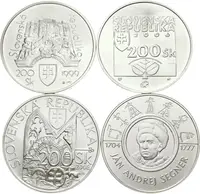 Soubor mincí - 200 Sk 1999 - Slovenská filharmonie, 2004 - Ján Andrej — 2