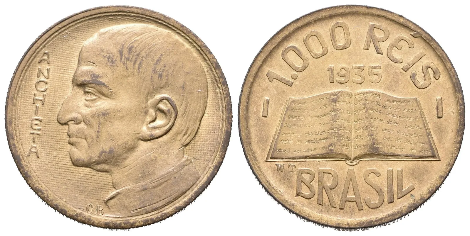 Brazílie, 1000 Reis 1935