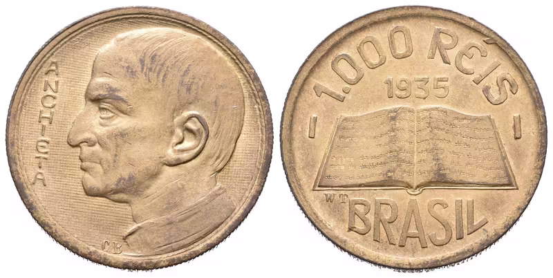 Brazílie, 1000 Reis 1935