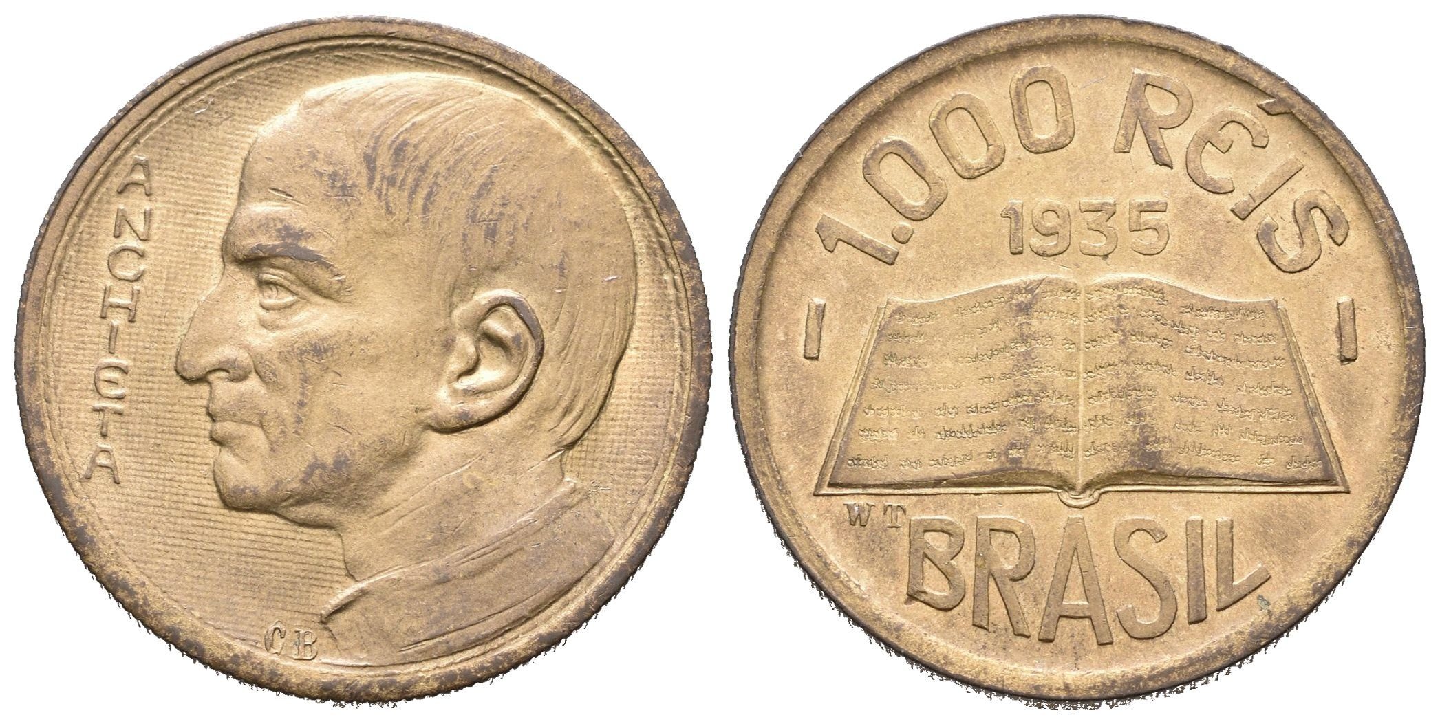 Brazílie, 1000 Reis 1935