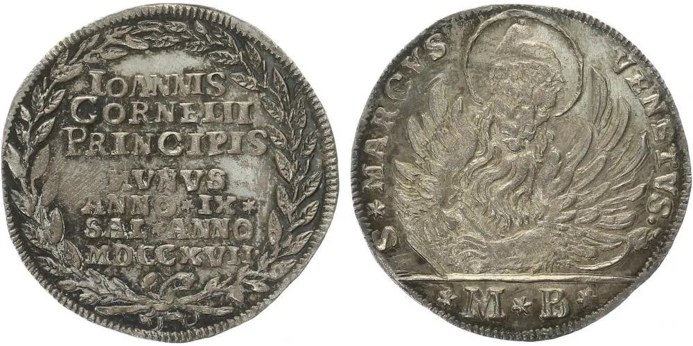 Itálie - Benátky, Giovanni Corner II., 1709 - 1722 — 1