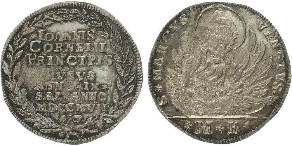 Itálie - Benátky, Giovanni Corner II., 1709 - 1722 — 1