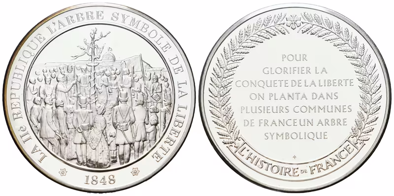Francie - AR Medaile b.l. - La IIe République