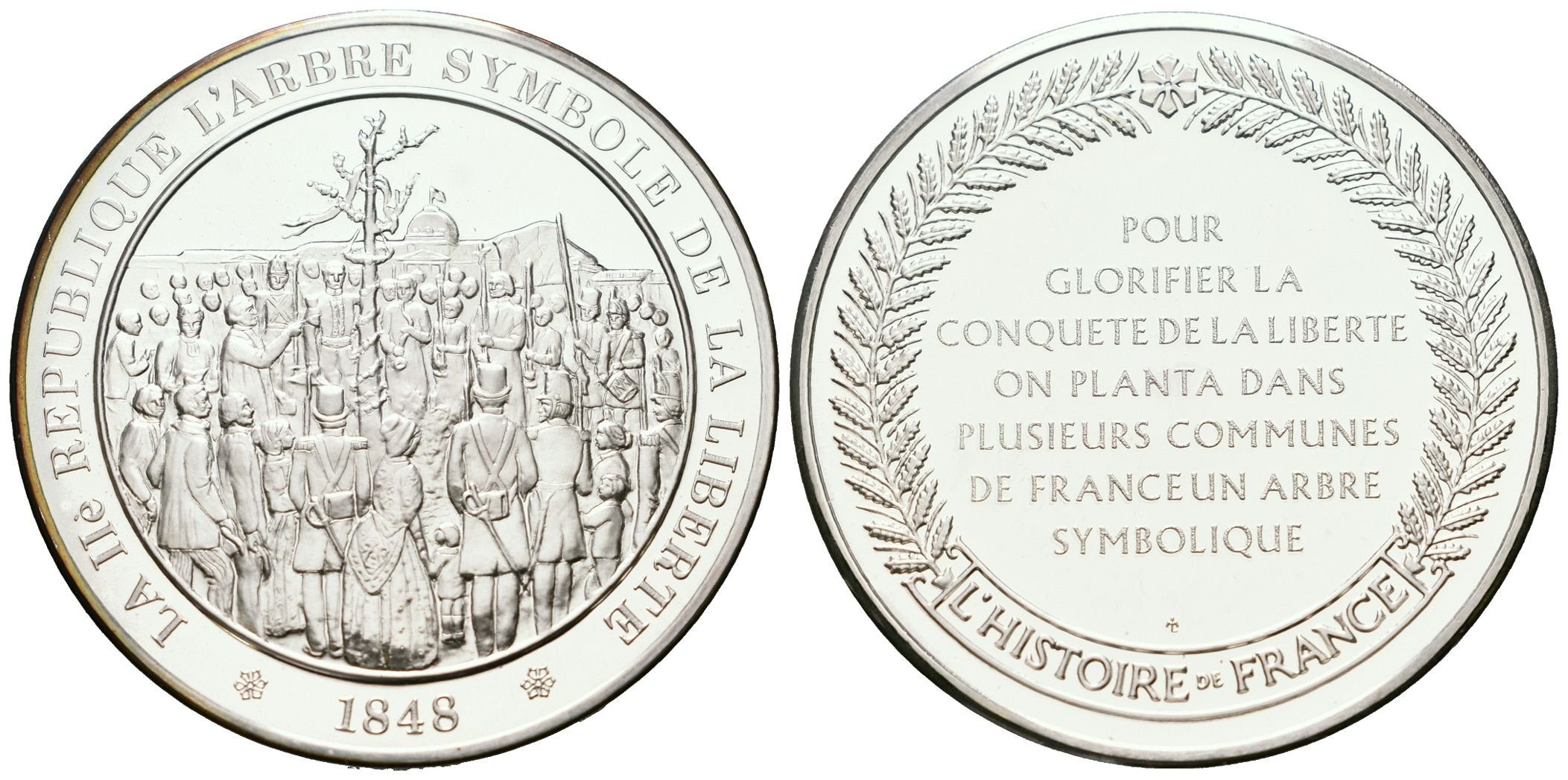 Francie - AR Medaile b.l. - La IIe République